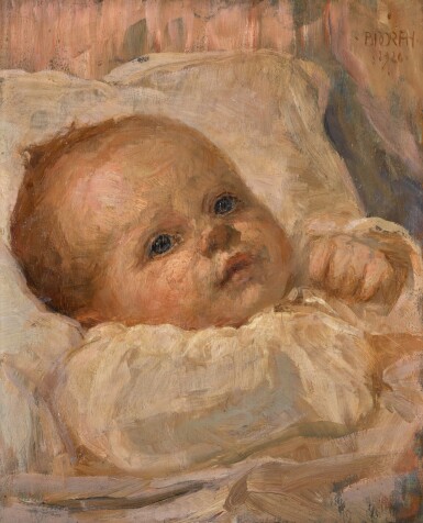 View full screen - View 1 of Lot 118. A Baby's Head.