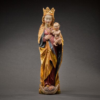 View full screen - View 1 of Lot 99. BOHEMIAN, CIRCA 1500 | VIRGIN AND CHILD.
