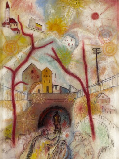 View full screen - View 1 of Lot 153. Vision eines Winternachmittags (Vision of a Winter Afternoon).