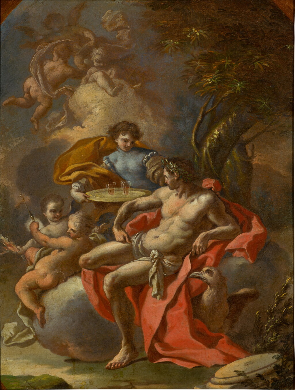 View full screen - View 1 of Lot 489. Zeus and Ganymede.
