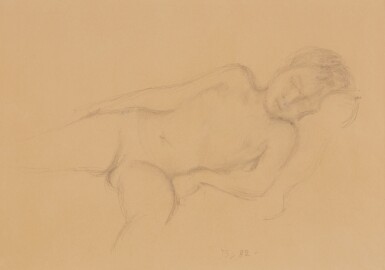 View full screen - View 1 of Lot 1268. Nu assoupi.