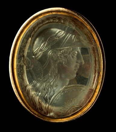 View full screen - View 1 of Lot 54. Attributed to Edward Burch R.A. (1730-1814), British, late 18th century | Intaglio with Minerva.