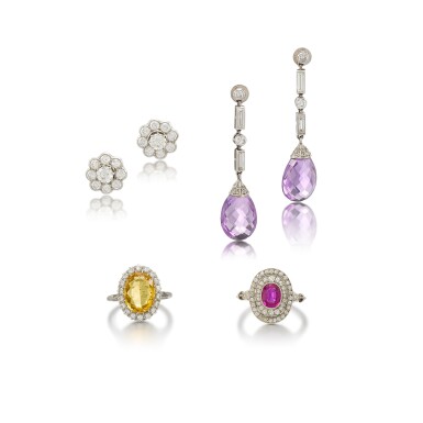 View full screen - View 1 of Lot 1. Group of Gem-set Jewels.