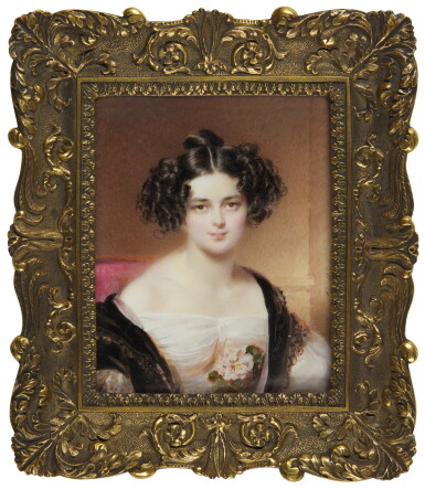 View full screen - View 1 of Lot 372. MORITZ MICHAEL DAFFINGER | PORTRAIT OF PRINCESS CAROLINE LOBKOWITZ, NÉE COUNTESS VON WRBNA-FREUDENTHAL (1815-1843), CIRCA 1835.