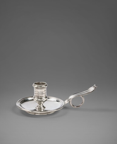 View full screen - View 1 of Lot 569. A Louis XV Silver Chamberstick, Antoine Lardy, Dijon, 1756-1768.
