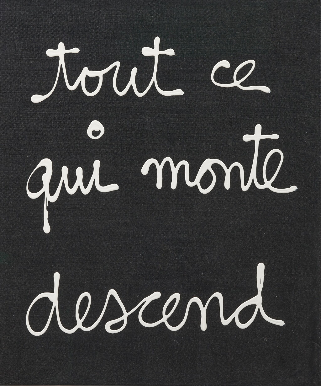 Voir en plein écran - Voir 1 du lot 50. BEN VAUTIER | TOUT CE QUI MONTE, 2007.