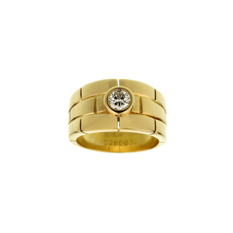 Gold Cartier Bezel Ring Pre-Owned Cartier Trinity Ring 18ct Three