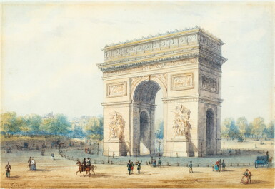 View full screen - View 1 of Lot 1415. L'Arc de Triomphe, Paris.