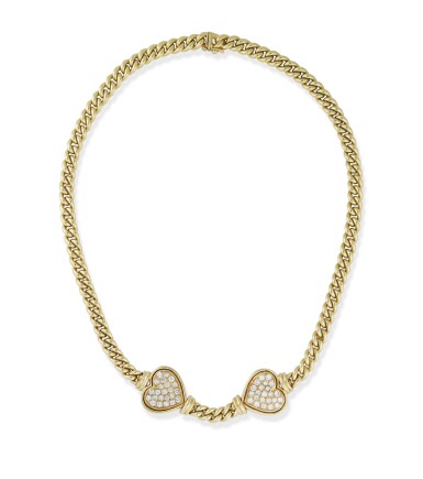 View full screen - View 1 of Lot 72. COLLIER DIAMANTS, FRED | DIAMOND NECKLACE, FRED.