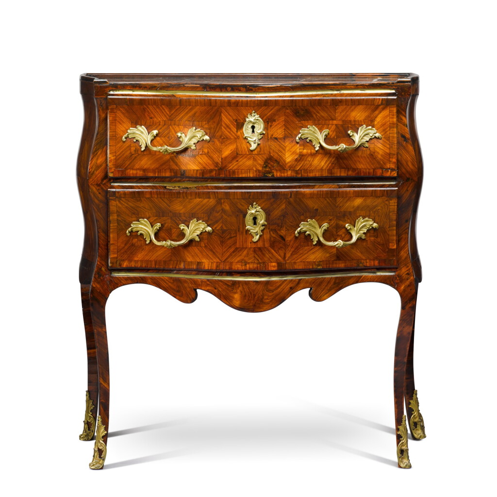 View full screen - View 1 of Lot 31. A South Italian kingwood parquetry commode, probably Sicily, circa 1760.