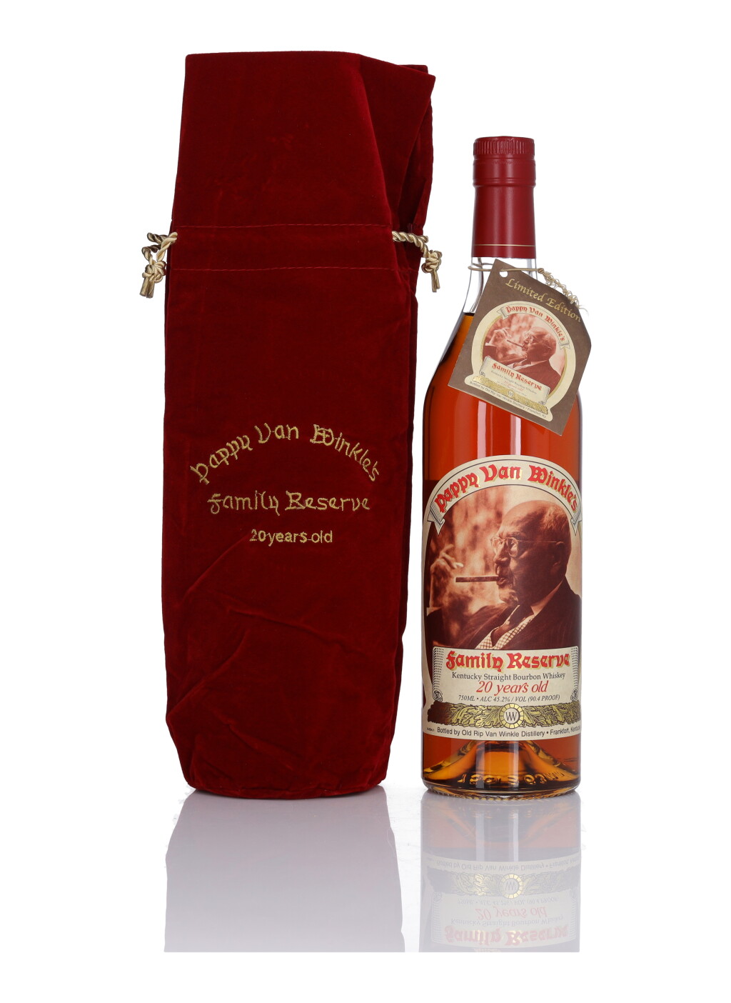 View full screen - View 1 of Lot 568. Pappy Van Winkle's 20 Year Old Family Reserve 90.4 proof NV (1 BT 75cl).