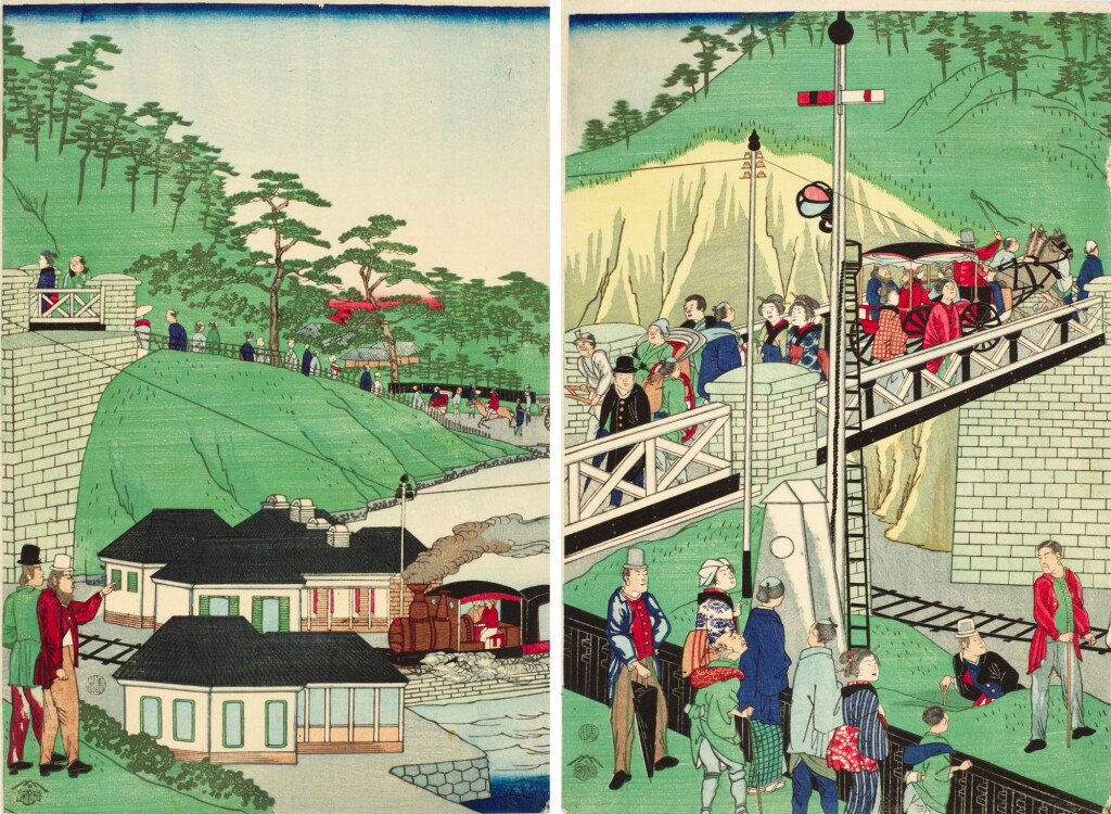 View full screen - View 1 of Lot 28. UTAGAWA SADAHIDE, (1878–1879), EDO PERIOD, CIRCA 1860 | FOREIGN MERCHANTS .