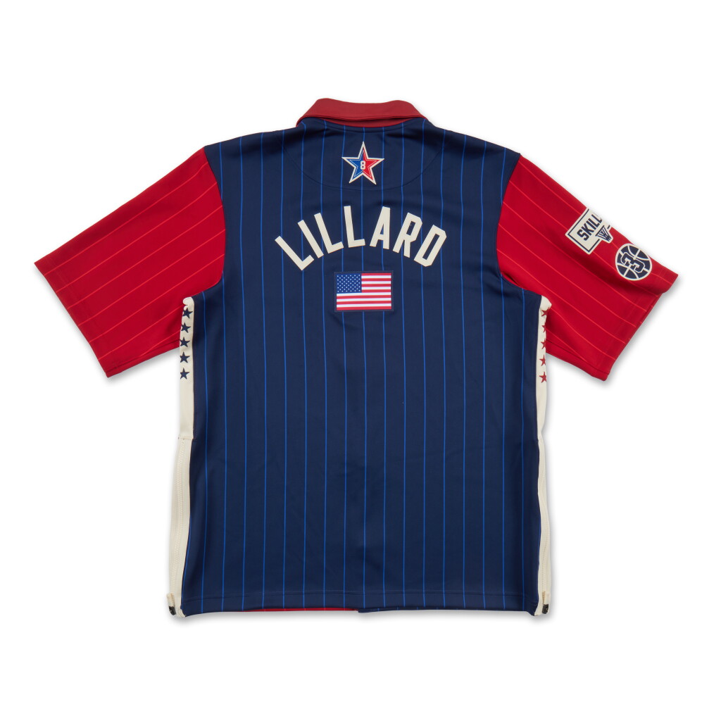 View full screen - View 1 of Lot 13. Damian Lillard Game Worn ‘NBA All-Star Game’ Warmup Set | NBA All-Star Game MVP.