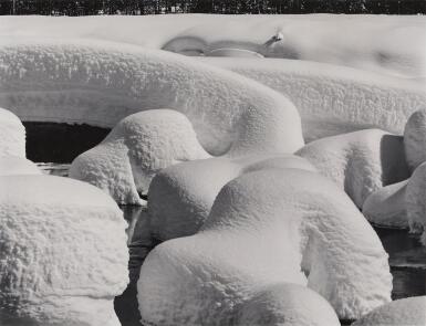 View full screen - View 1 of Lot 30. Snow Hummocks at Valley View, Yosemite National Park, California.