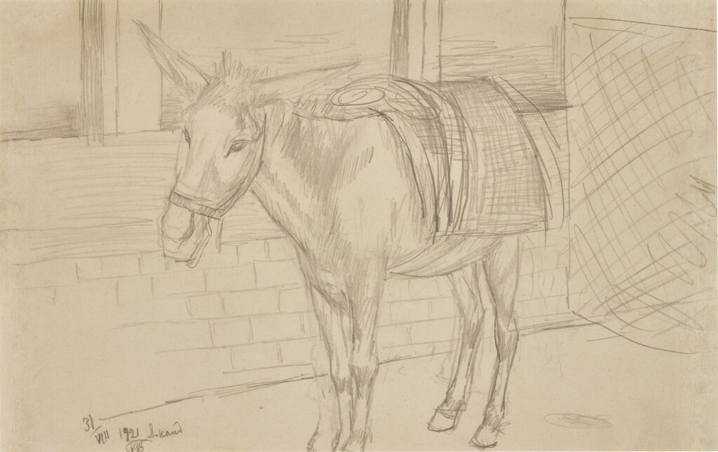 View full screen - View 1 of Lot 74. Donkey.