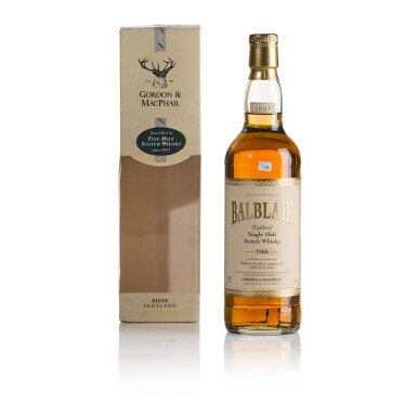 View full screen - View 1 of Lot 209. Balblair Gordon & MacPhail 43.0 abv 1966 (1 BT70).