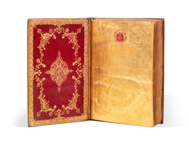 View full screen - View 1 of Lot 26. Heures contenant l’office de L’Eglise… Metz, 1709. Reliure doublée de Boyet..