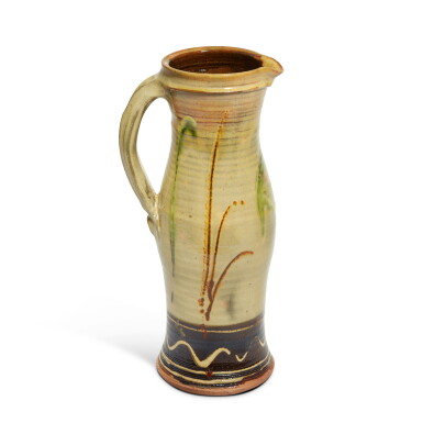 View full screen - View 1 of Lot 762. Tall Handled Jug.