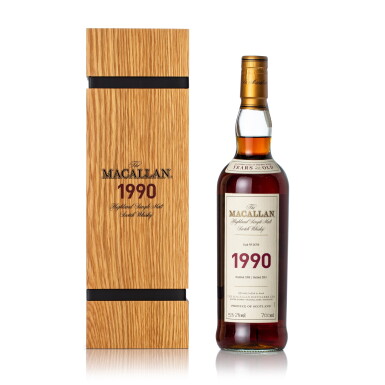 View full screen - View 1 of Lot 5004. The Macallan Fine & Rare 22 Year Old 58.2 abv 1990 (1 BT70).