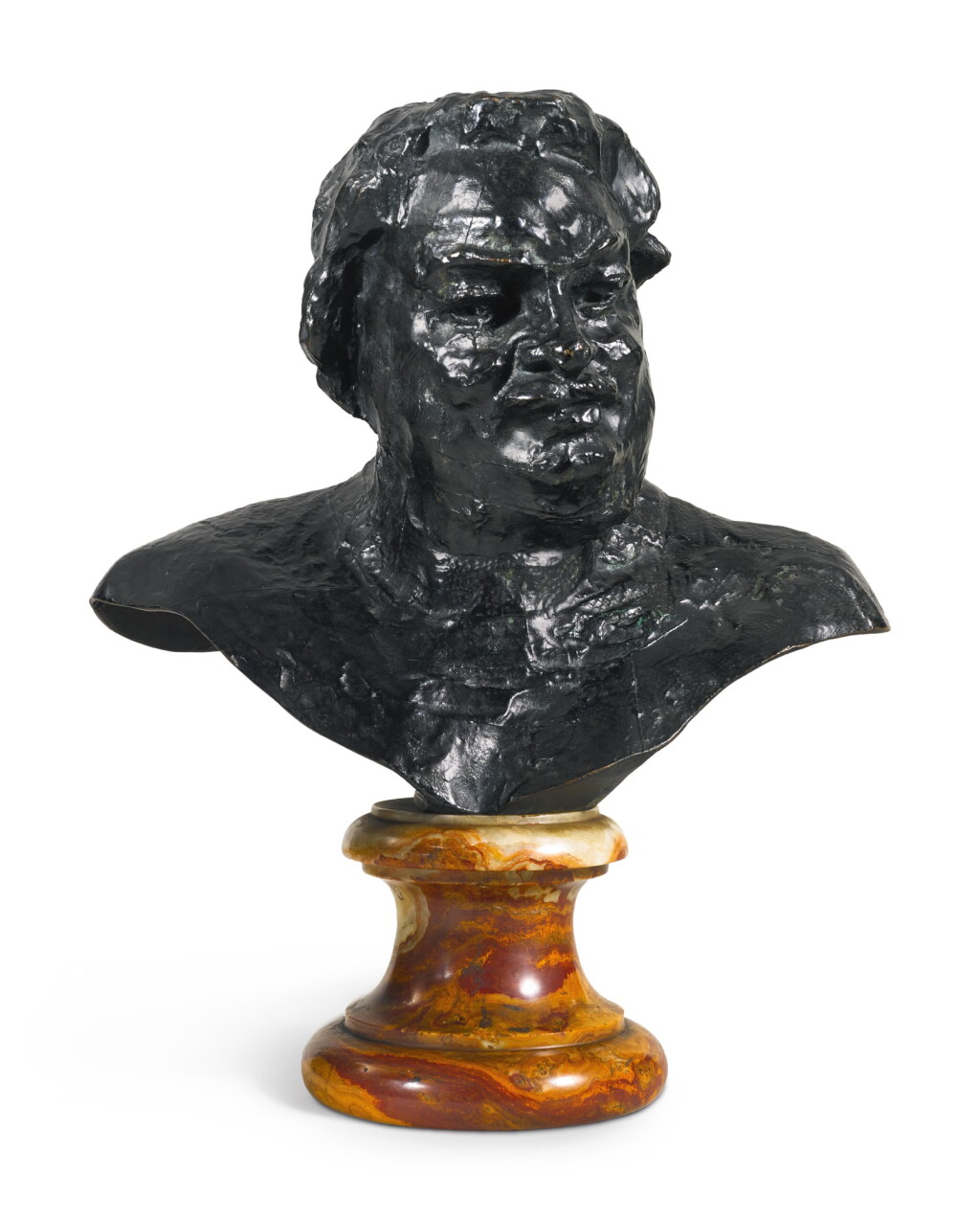 View full screen - View 1 of Lot 85. AUGUSTE RODIN | BALZAC, BUSTE DE L'ÉTUDE DE NU C.