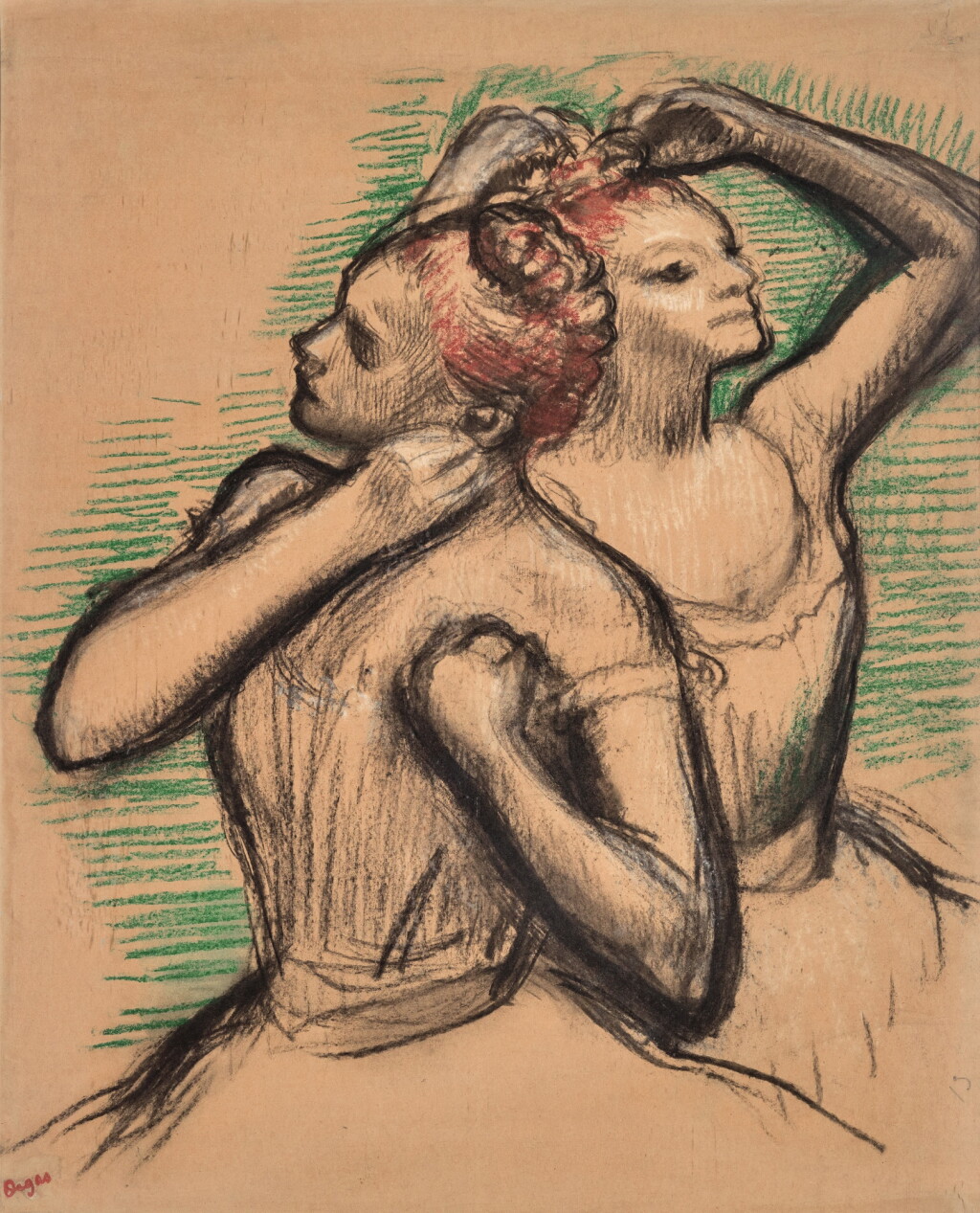 View full screen - View 1 of Lot 128. Deux danseuses.