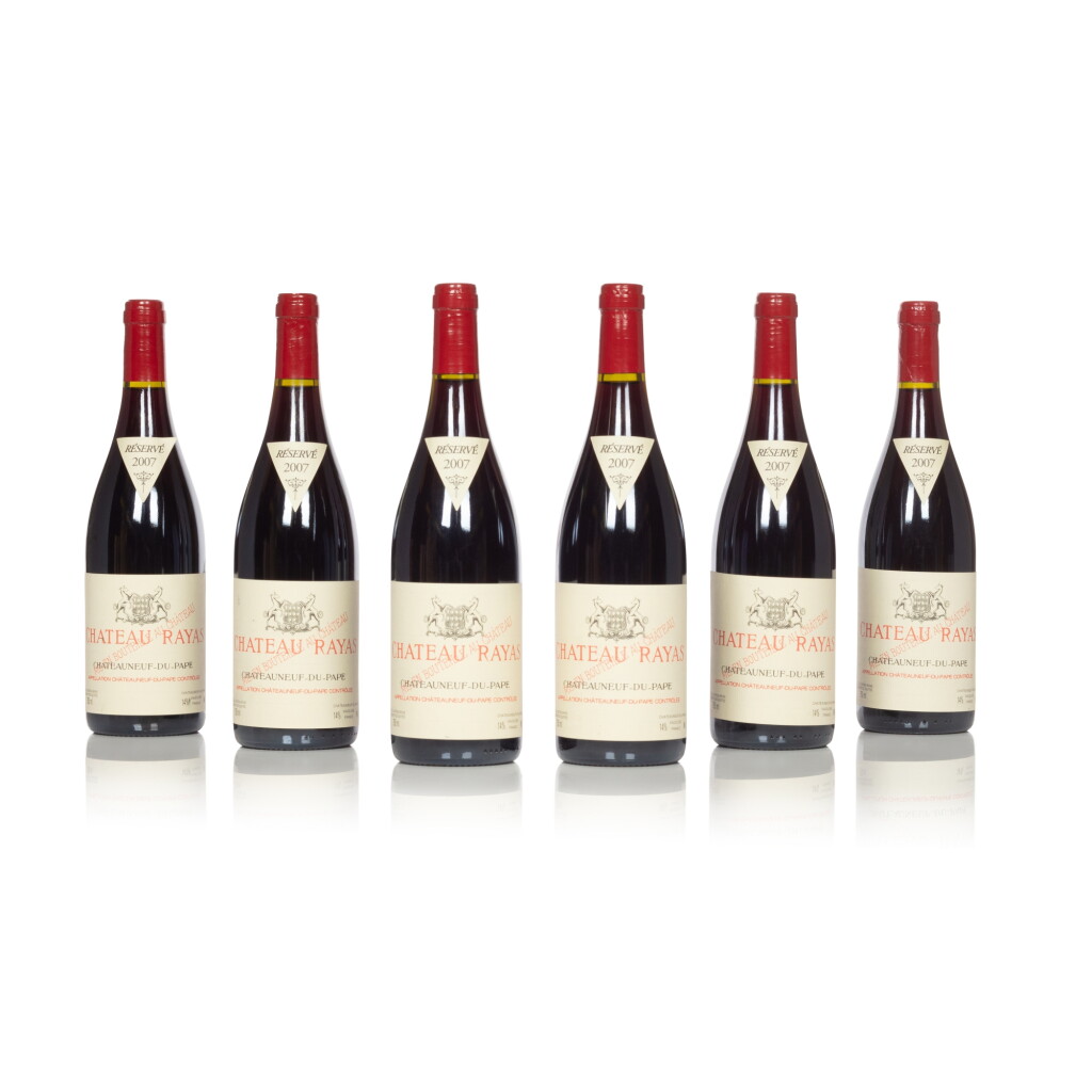 View full screen - View 1 of Lot 8516. Châteauneuf du Pape, Réservé 2007 Château Rayas (6 BT).