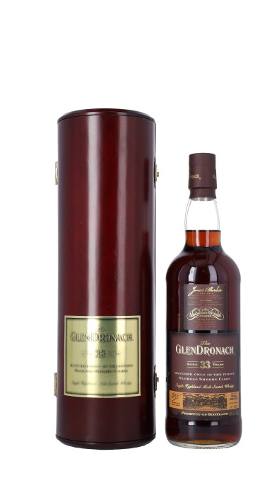 View full screen - View 1 of Lot 5151. The Glendronach Oloroso Sherry Cask 33 Year Old 40.0 abv NV (1 BT75).