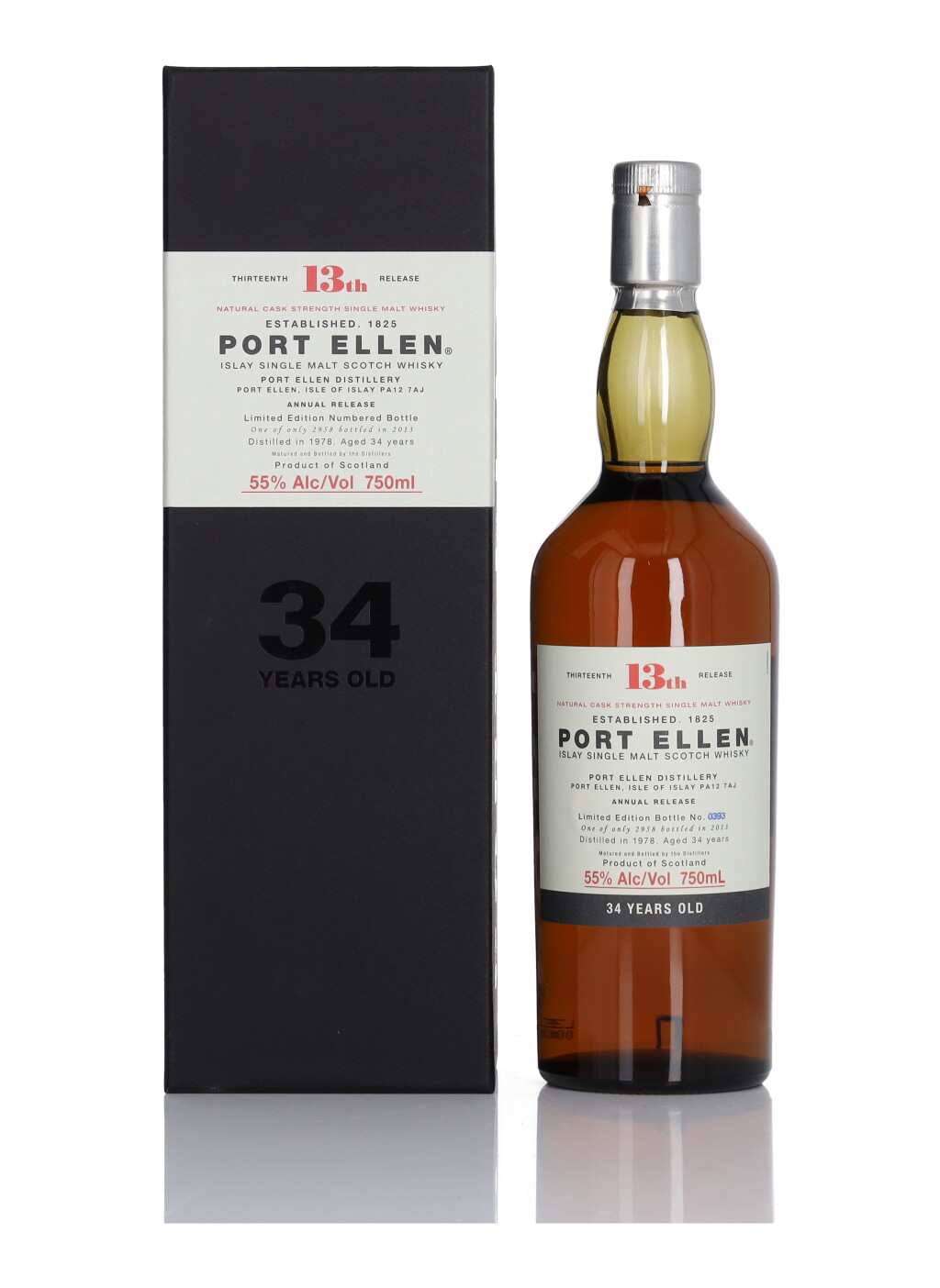 View full screen - View 1 of Lot 90. Port Ellen 13th Annual Release 34 Year Old 55.0 abv 1978 (1 Bottle 75cl).
