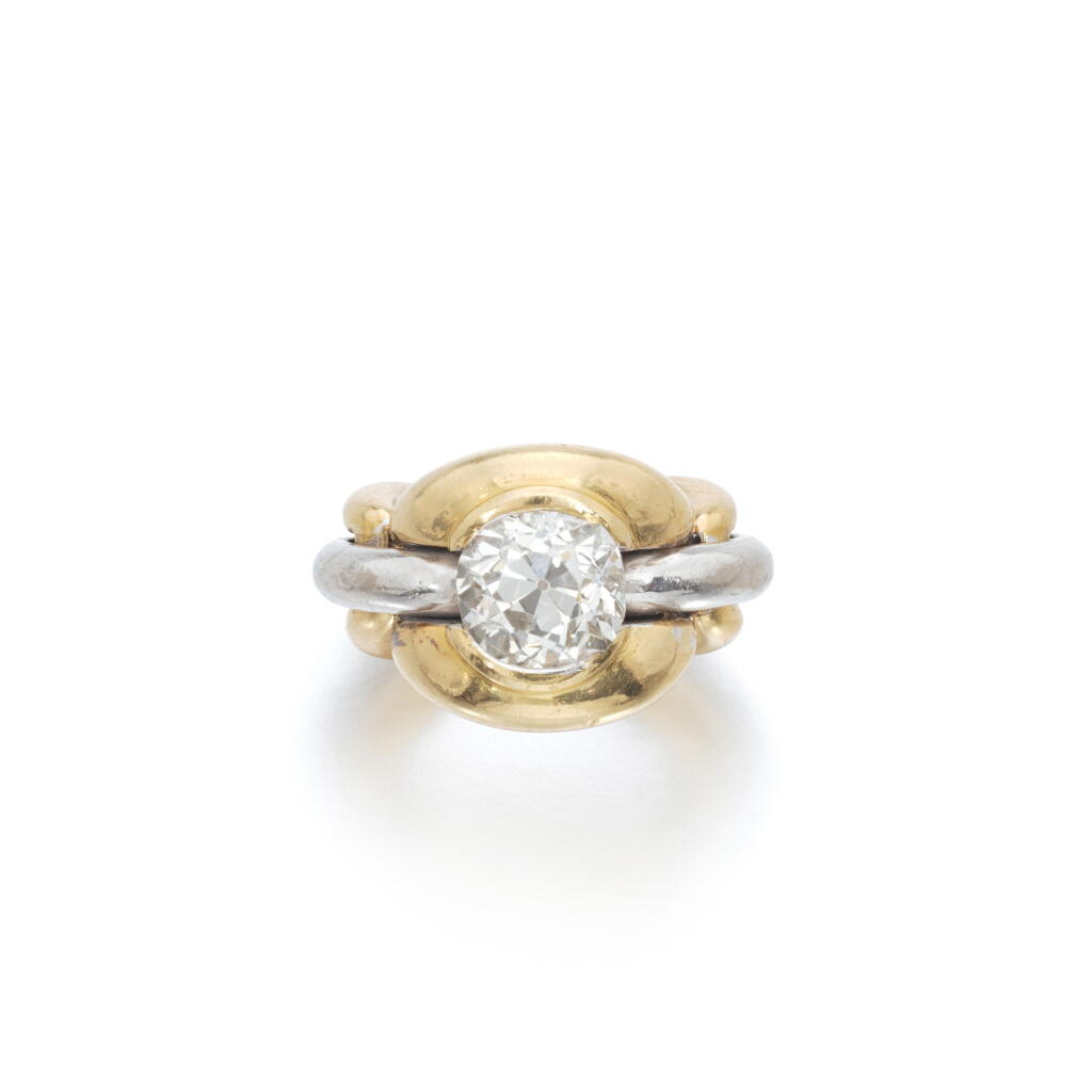 View full screen - View 1 of Lot 1174. Diamond ring, 'Chaine', circa 1970.