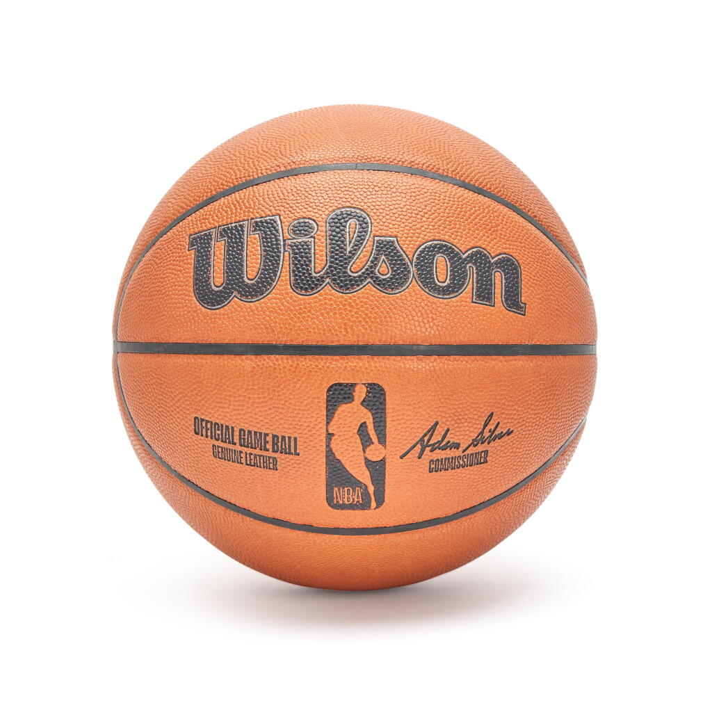 View full screen - View 1 of Lot 37. Game Used 2024-2025 Milwaukee Bucks vs. San Antonio Spurs Basketball .