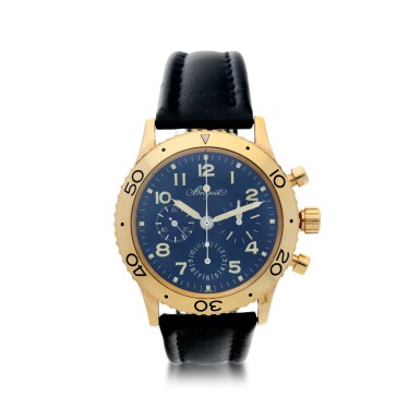 View full screen - View 1 of Lot 206. REFERENCE 3800 TYPE XX AERONAVALE A PINK GOLD AUTOMATIC CHRONOGRAPH WRISTWATCH, CIRCA 1999.