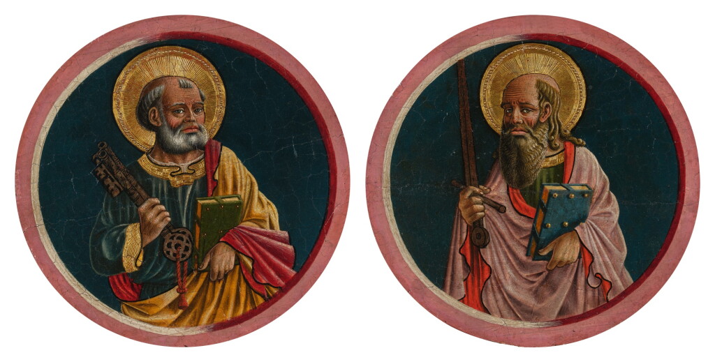 View full screen - View 1 of Lot 402. Saint Peter; Saint Paul.