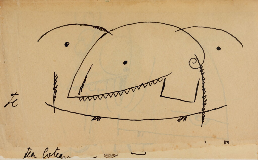 View full screen - View 1 of Lot 27. JEAN COCTEAU. Le Potomak. 1919. 1/10 exemplaires sur vergé de Hollande (n° 7), contenant trois dessins originaux..