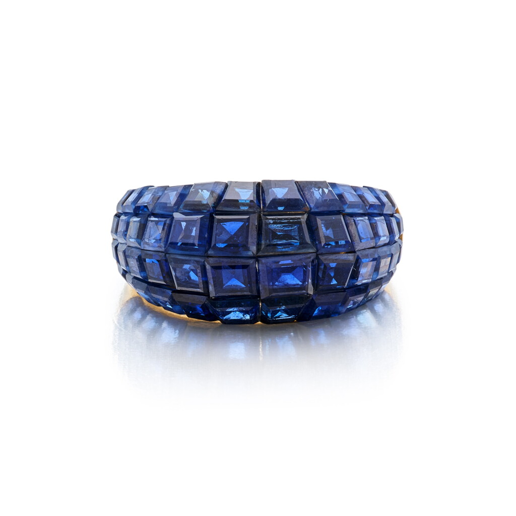 View full screen - View 1 of Lot 249. 'Mystery-Set' Sapphire Ring.