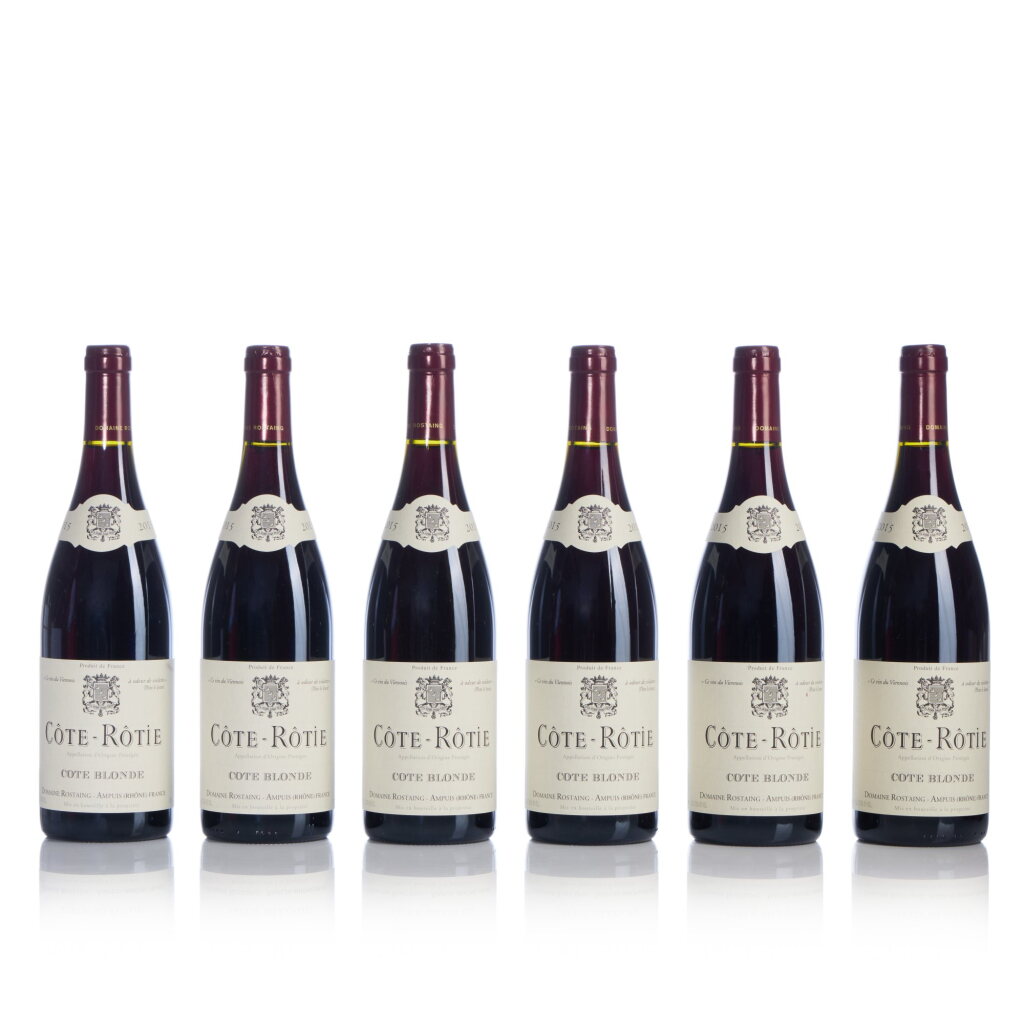 View full screen - View 1 of Lot 548. Côte Rôtie, Côte Blonde 2015 René Rostaing (6 BT).