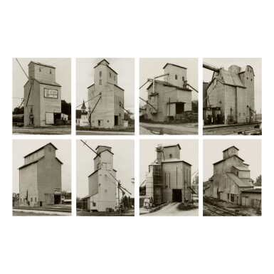 View full screen - View 1 of Lot 8. BERND AND HILLA BECHER | 'GRAIN ELEVATORS, HOUSE KIND'.