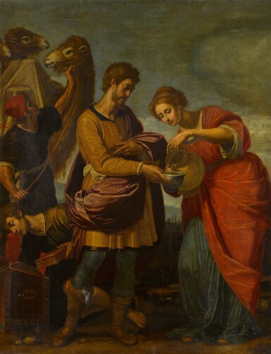 View full screen - View 1 of Lot 402. Rebecca and Eliezer at the Well.