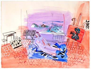 View full screen - View 1 of Lot 413. RAOUL DUFY | L'ATELIER À VENCE.