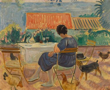 View full screen - View 1 of Lot 48. Le déjeuner au jardin.