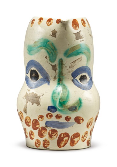 View full screen - View 1 of Lot 5. PABLO PICASSO | VISAGE AUX POINTS (A. R. 610).