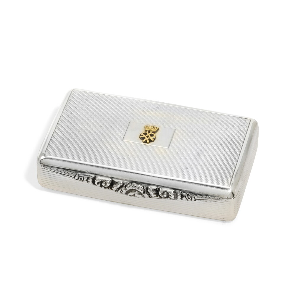 View full screen - View 1 of Lot 95. An Elizabeth II parcel-gilt silver royal snuff box , Dingley Bros, Birmingham, 1967.