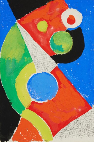 View full screen - View 1 of Lot 411. Rythme couleur.