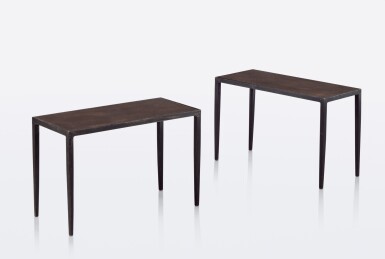 View full screen - View 1 of Lot 30. Jean-Michel Frank, Pair of Side Tables.