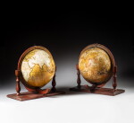 Paire de globes terrestre et céleste par Rigobert Bonne (1727-1794) et François de Lalande (1732-1807), 1775 et 1776