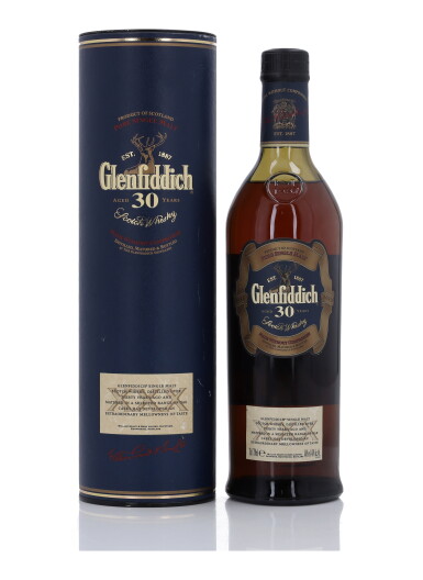 View full screen - View 1 of Lot 181. Glenfiddich 30 Year Old 40.0 abv NV (1 Bottle 70cl).