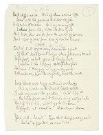 John Betjeman | Five autograph manuscript and typescript poems