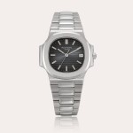 Nautilus, Reference 3800 | A stainless steel bracelet watch with date, Circa 1995