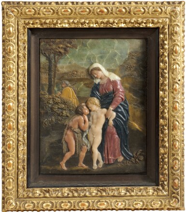 View full screen - View 1 of Lot 95. Two Neapolitan wax relieves, Francesco Pieri (1699-1773), af.