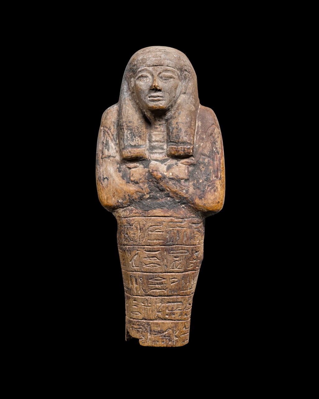 View full screen - View 1 of Lot 31. An Egyptian Limestone Ushabti, 19th Dynasty, 1305-1196 B.C..