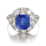 Sapphire and diamond ring | 藍寶石配鑽石戒指